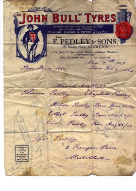 F Pedley's Letterhead01